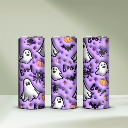 3D Boo Halloween Tumbler