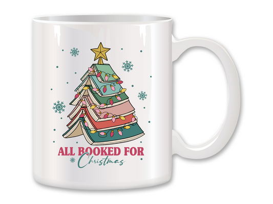 All Booked for Christmas Coffee Mug