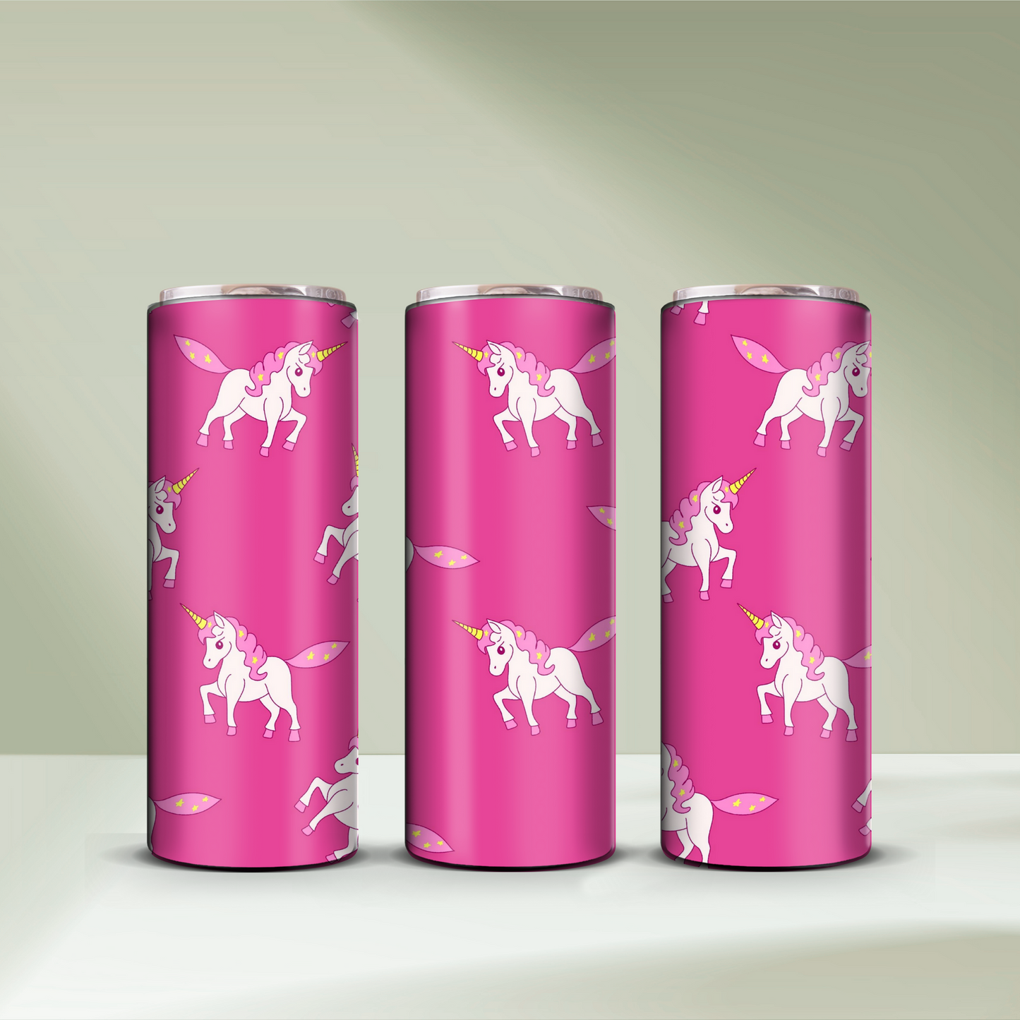 Pink Unicorn Tumbler