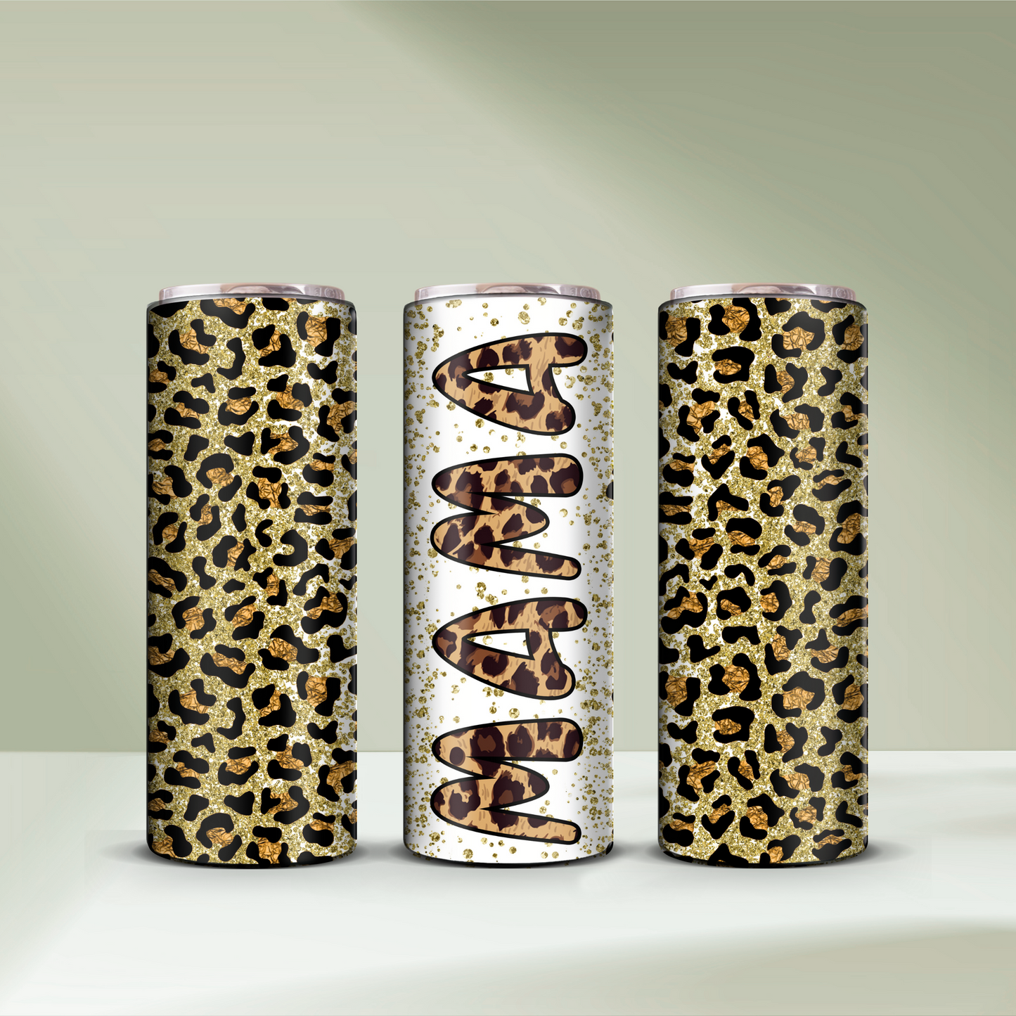 Leopard Print Mama Tumbler