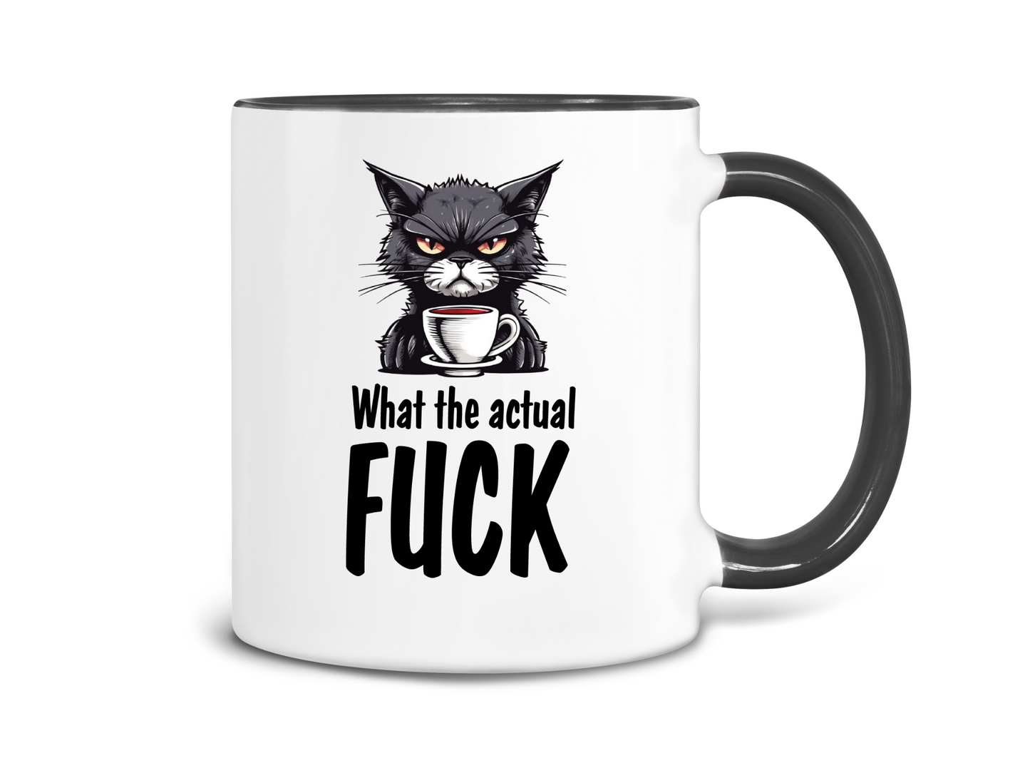 What The Actual Fuck Cat Coffee Mug