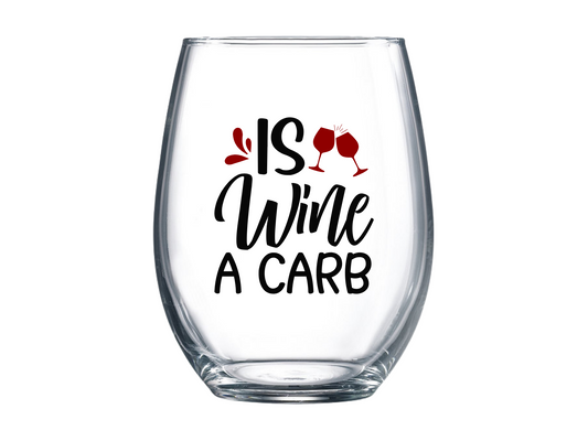 Is Wine A Carb Stemless Wine Glass