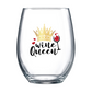 Wine Queen Stemless Wine Glass