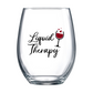 Liquid Therapy Stemless Wine Glass