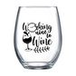 Working Nine to Wine Stemless Wine Glass