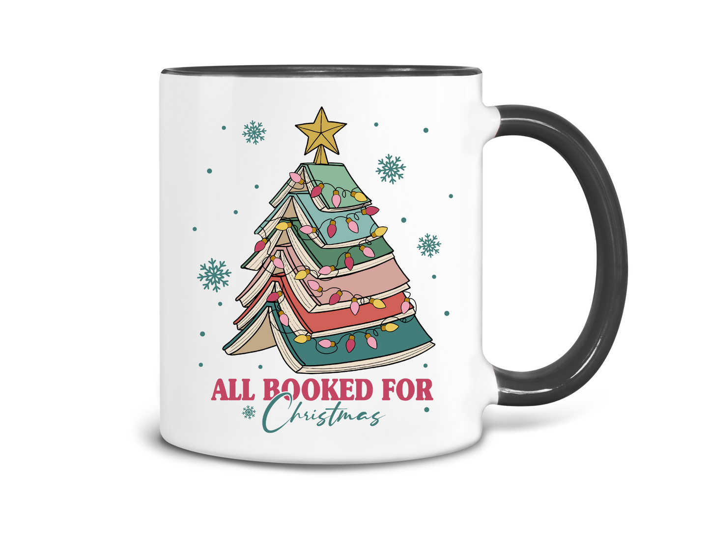 All Booked for Christmas Coffee Mug