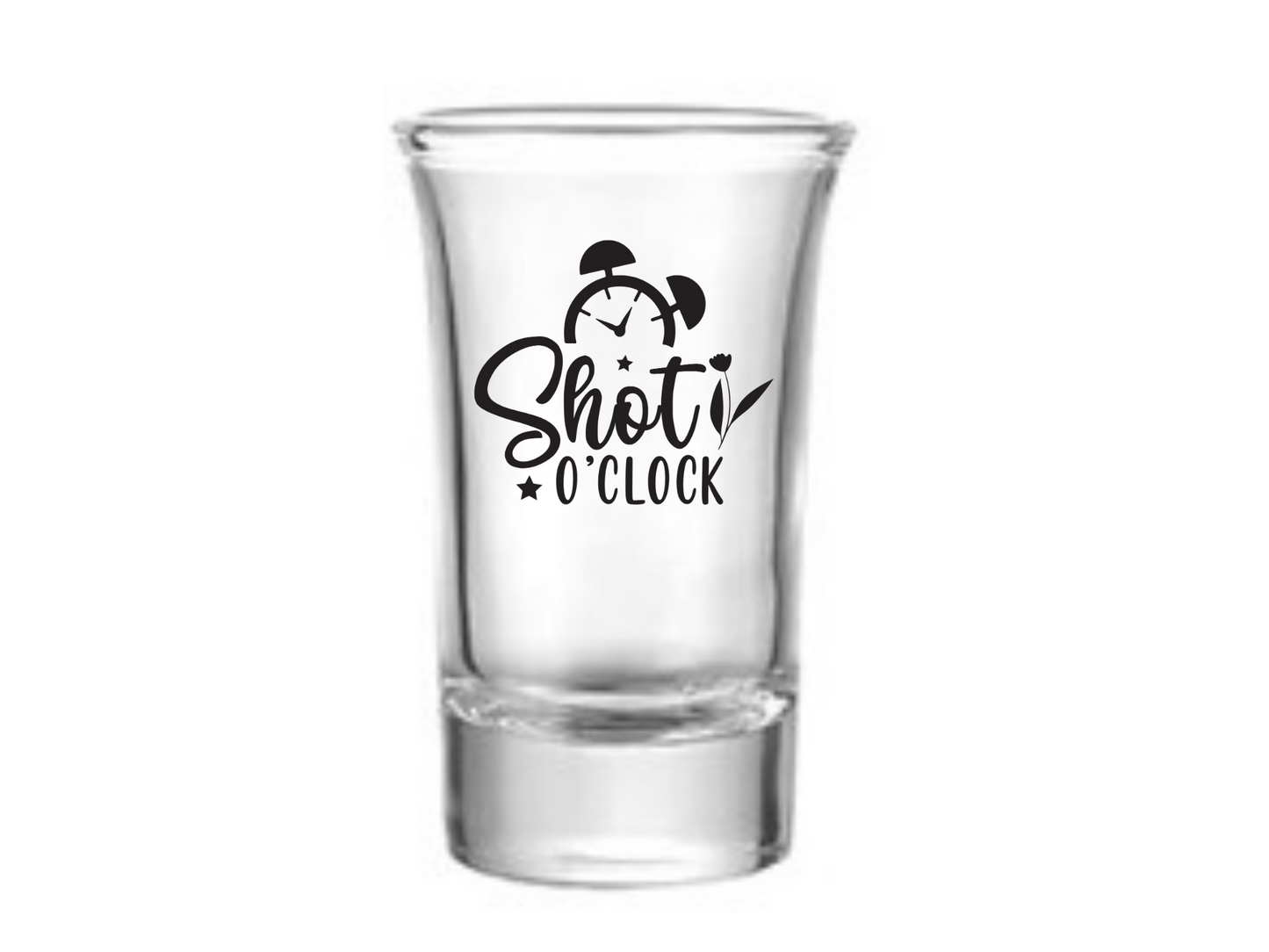 Shot O'clock Shot Glass