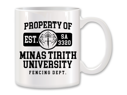 Property of Minas Tirith University Coffee Mug