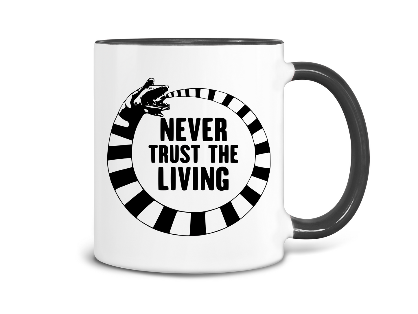 Never Trust The Living Snake Coffee Mug