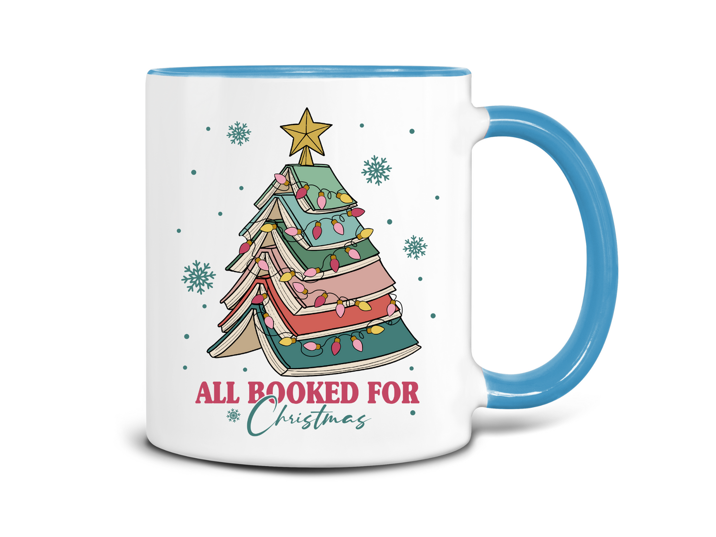 All Booked for Christmas Coffee Mug