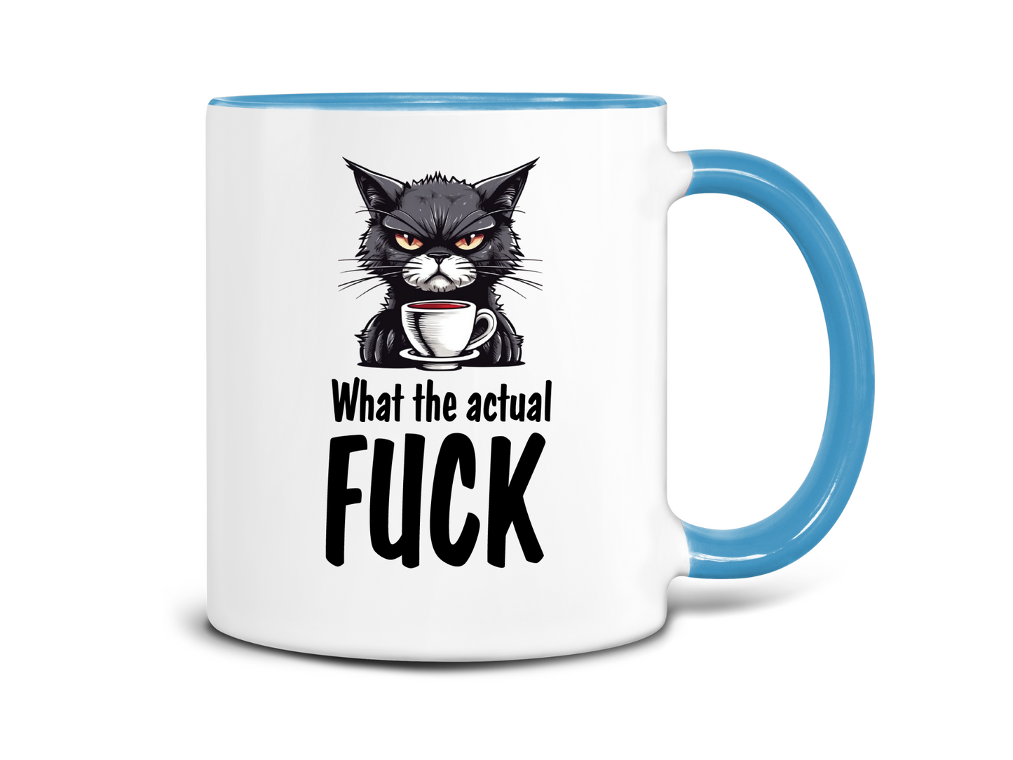 What The Actual Fuck Cat Coffee Mug