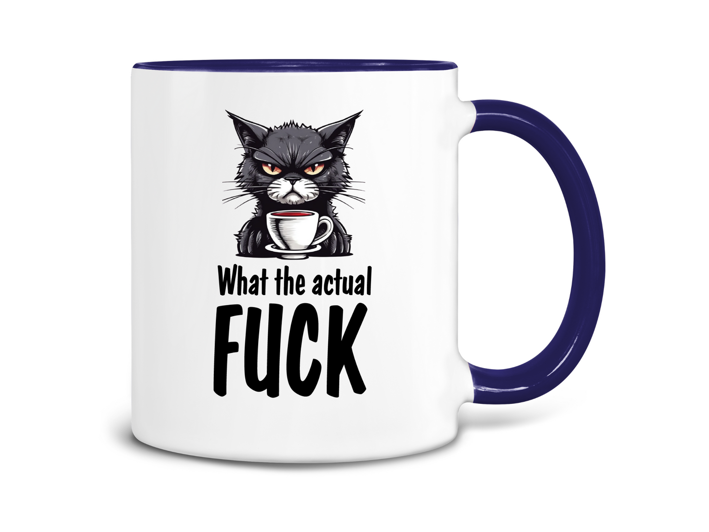 What The Actual Fuck Cat Coffee Mug