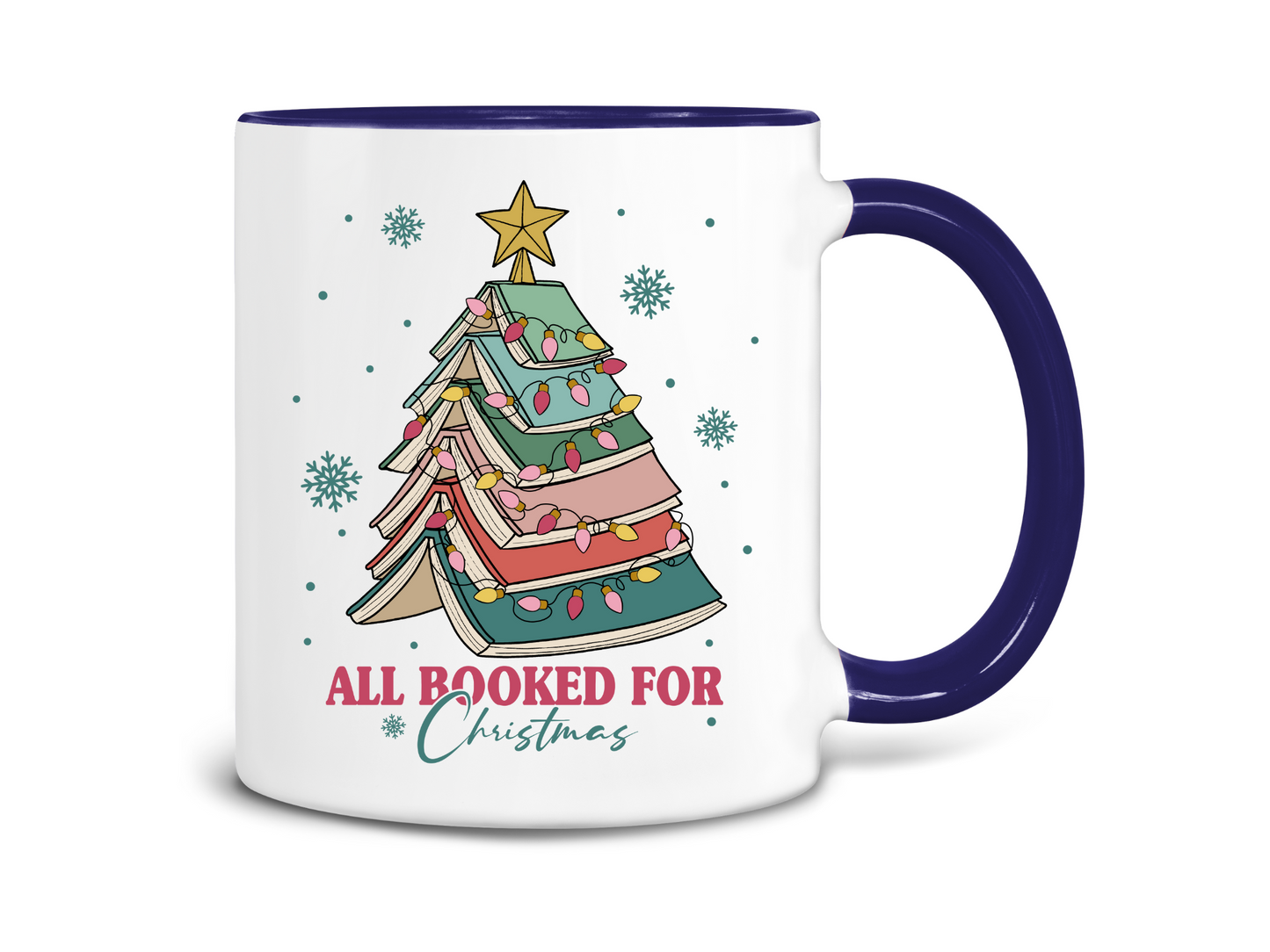 All Booked for Christmas Coffee Mug