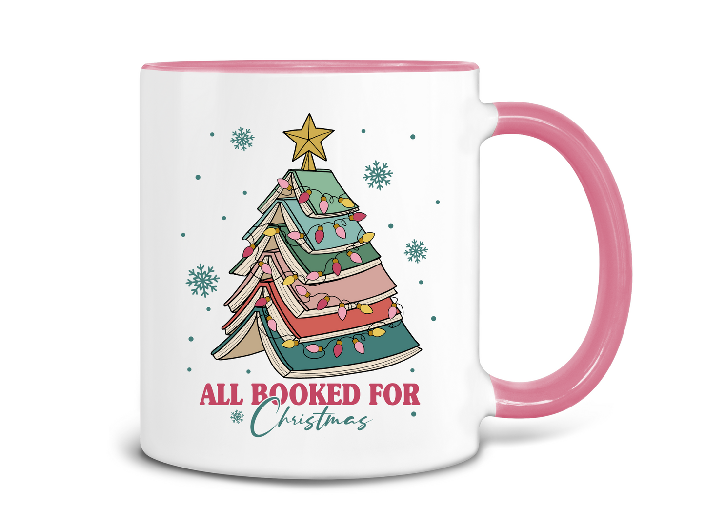 All Booked for Christmas Coffee Mug