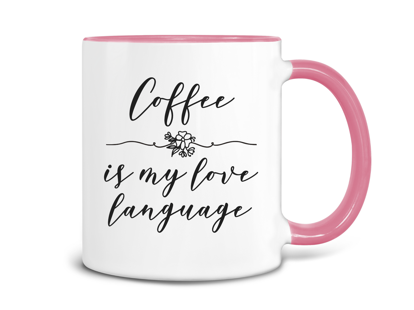 Caffeine is My Love Language Coffee Mug