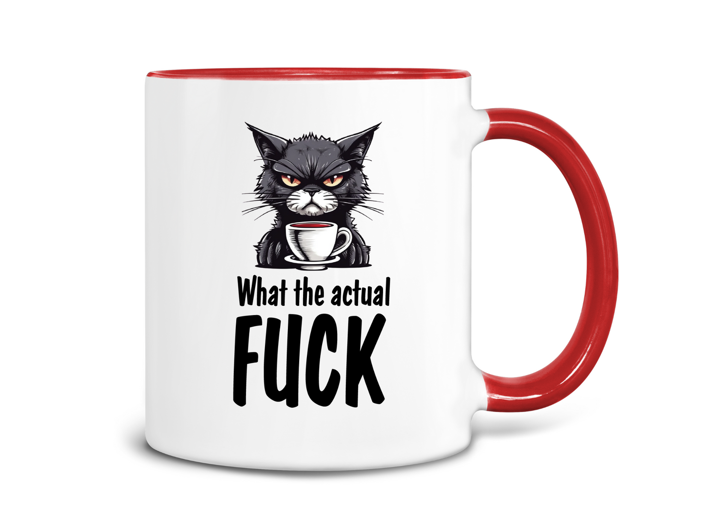 What The Actual Fuck Cat Coffee Mug