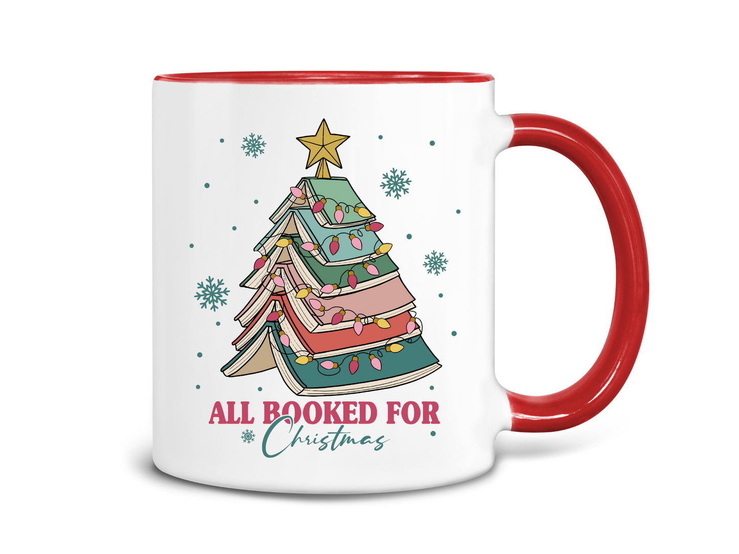 All Booked for Christmas Coffee Mug